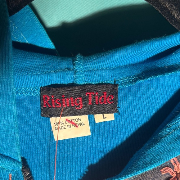 Rising Tide Multicolor Embroidered Hoodie - Picture 2 of 4